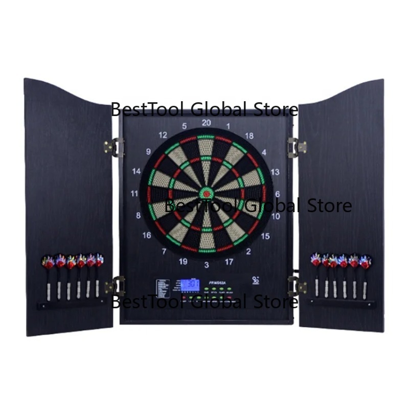 Electronic Dartboard Cabinet - Cible de fléchettes électronique professionnelle avec