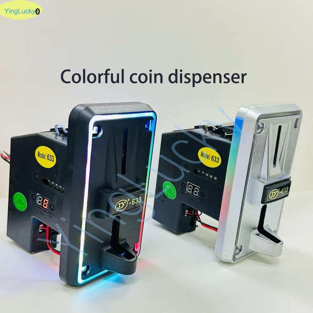 Coin Acceptor Selector - Sélecteur de pièces multi-monnaie LED coloré,