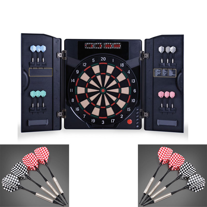 Electronic Dartboard Cabinet - Armoire à fléchettes électronique avec marquage