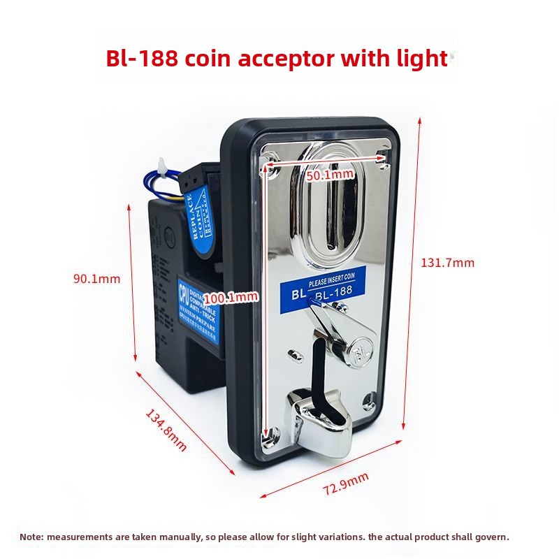 Coin Acceptor Selector - Accepteur de pièces BL188 avec éclairage