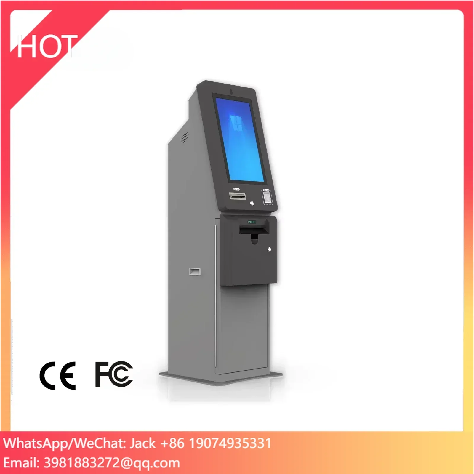 Ticket Redemption Machine - Terminal de rachat de billets ATM