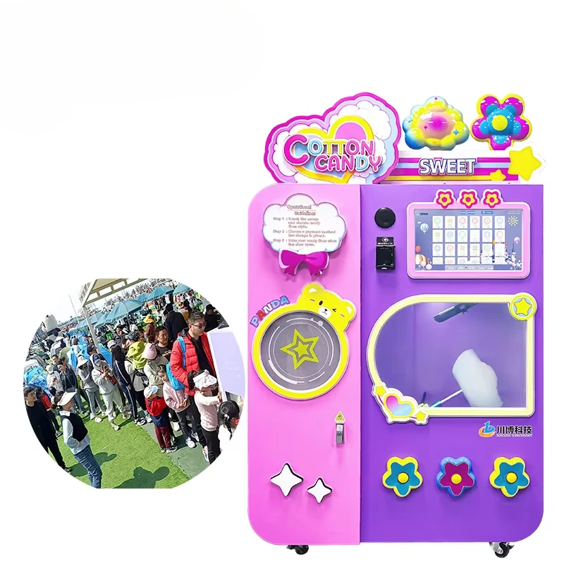 Candy Vending Machine - Machine à Barbe à Papa Commerciale
