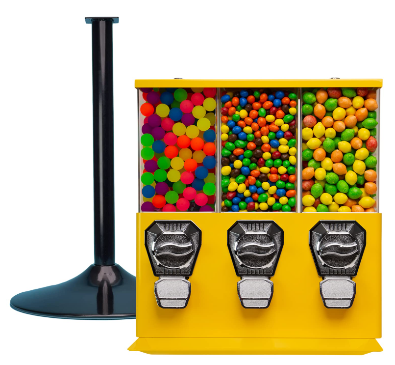 Candy Vending Machine - Distributeur automatique de bonbons 3-en-1 populaire