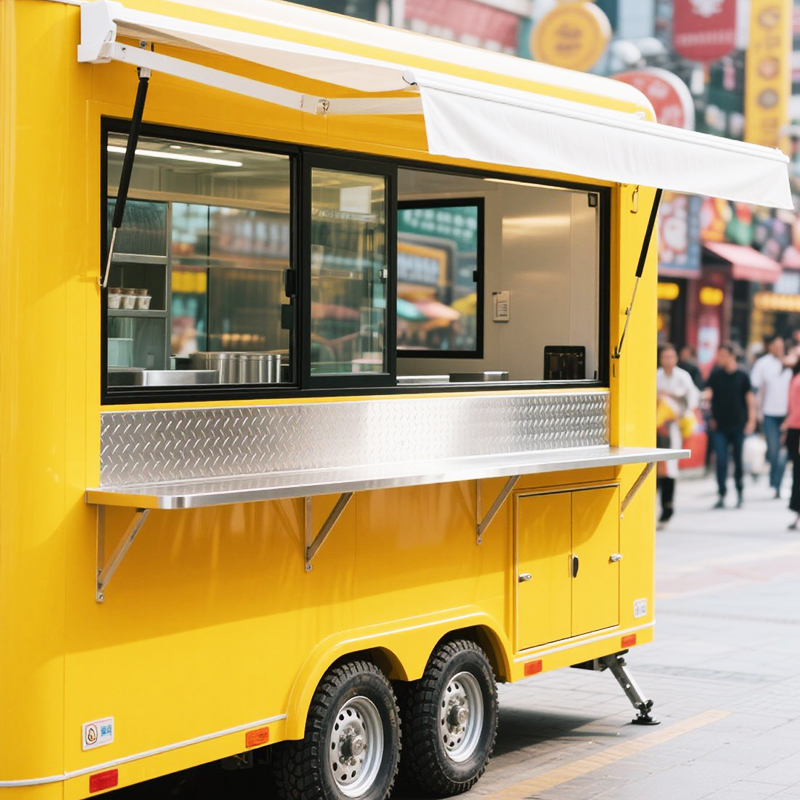 Hot Dog Vending Cart - Chariot alimentaire commercial personnalisé pour la