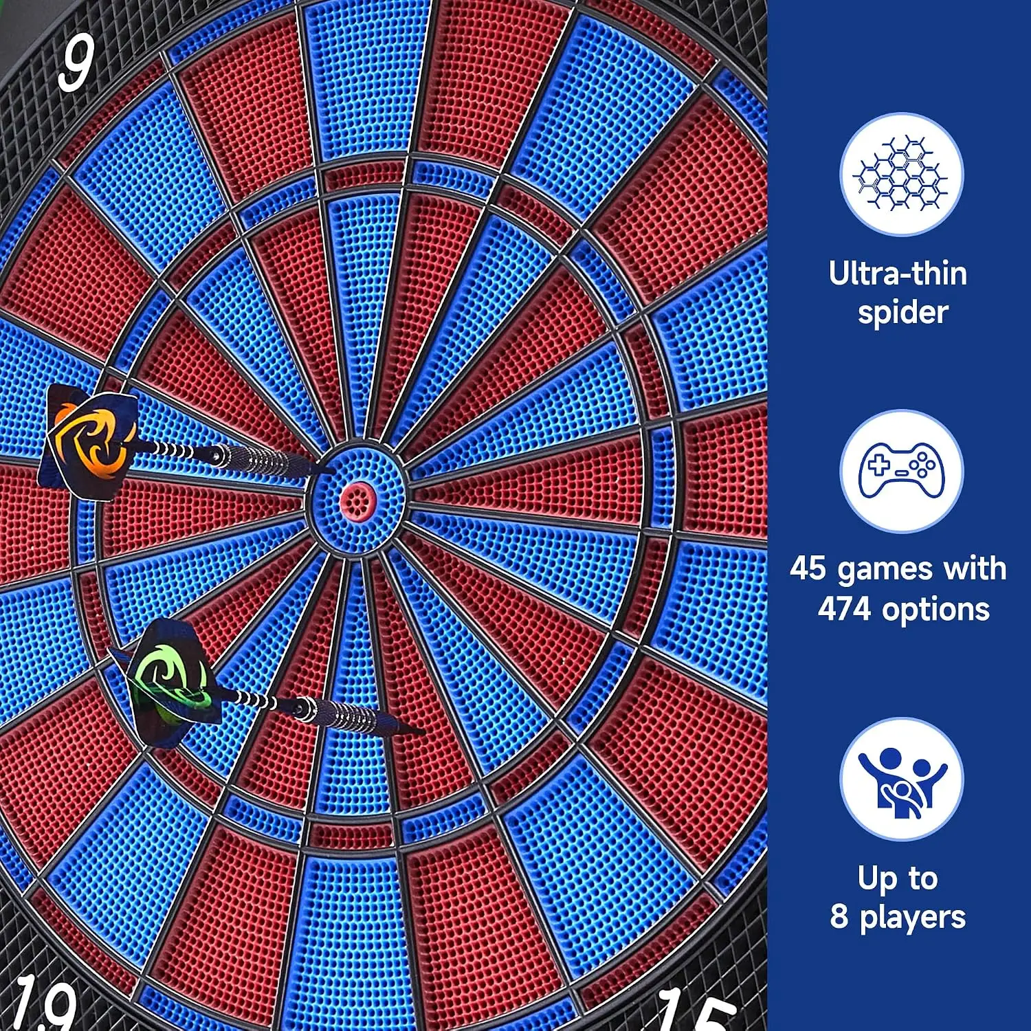 Coffret de fléchettes électron - Electronic Dartboard Cabinet avis et prix