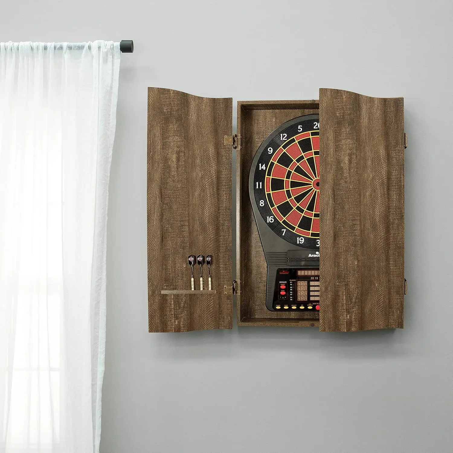 BestsellerMI Sports Brown Cric - Electronic Dartboard Cabinet avis et prix