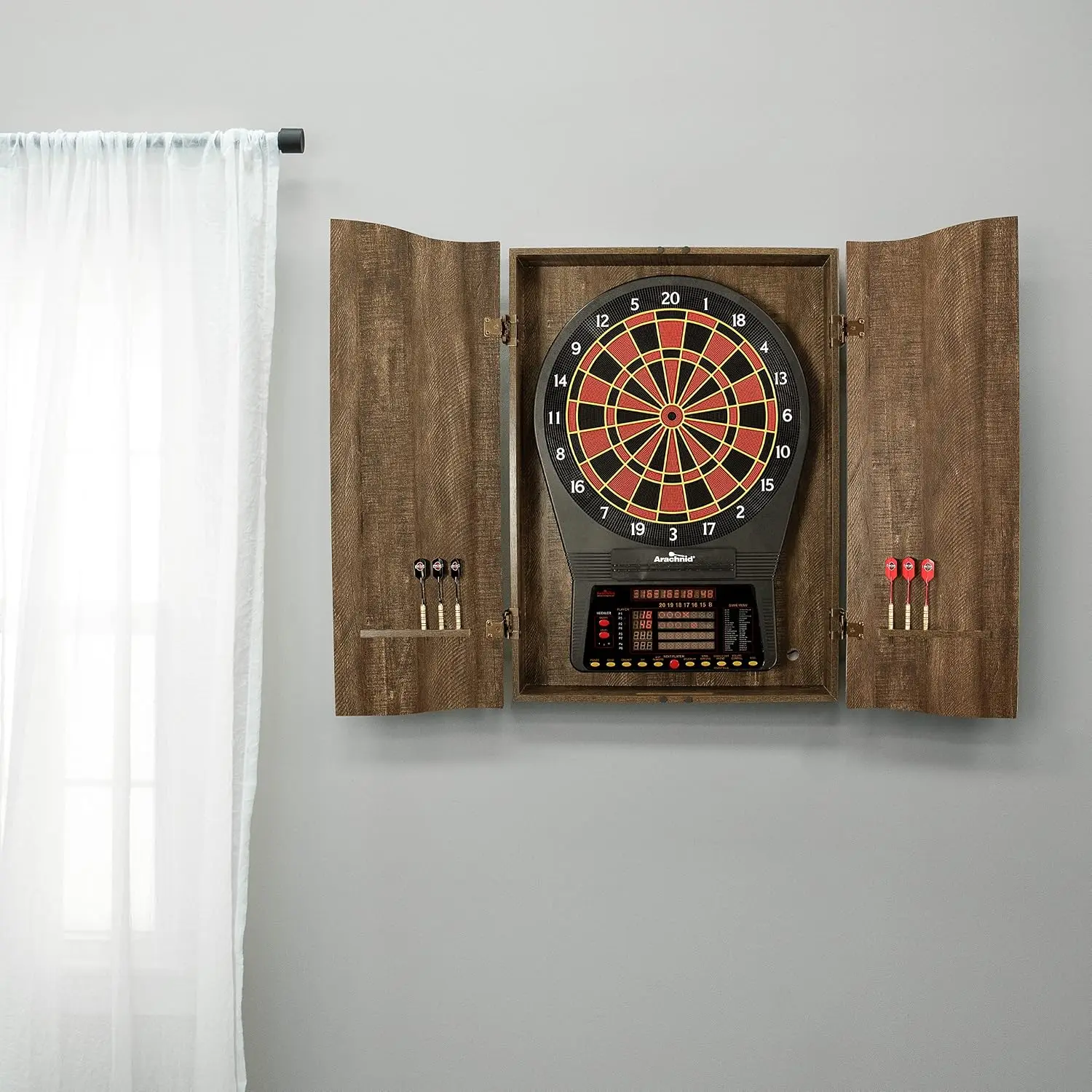 BestsellerMI Sports Brown Cric - Electronic Dartboard Cabinet avis et prix