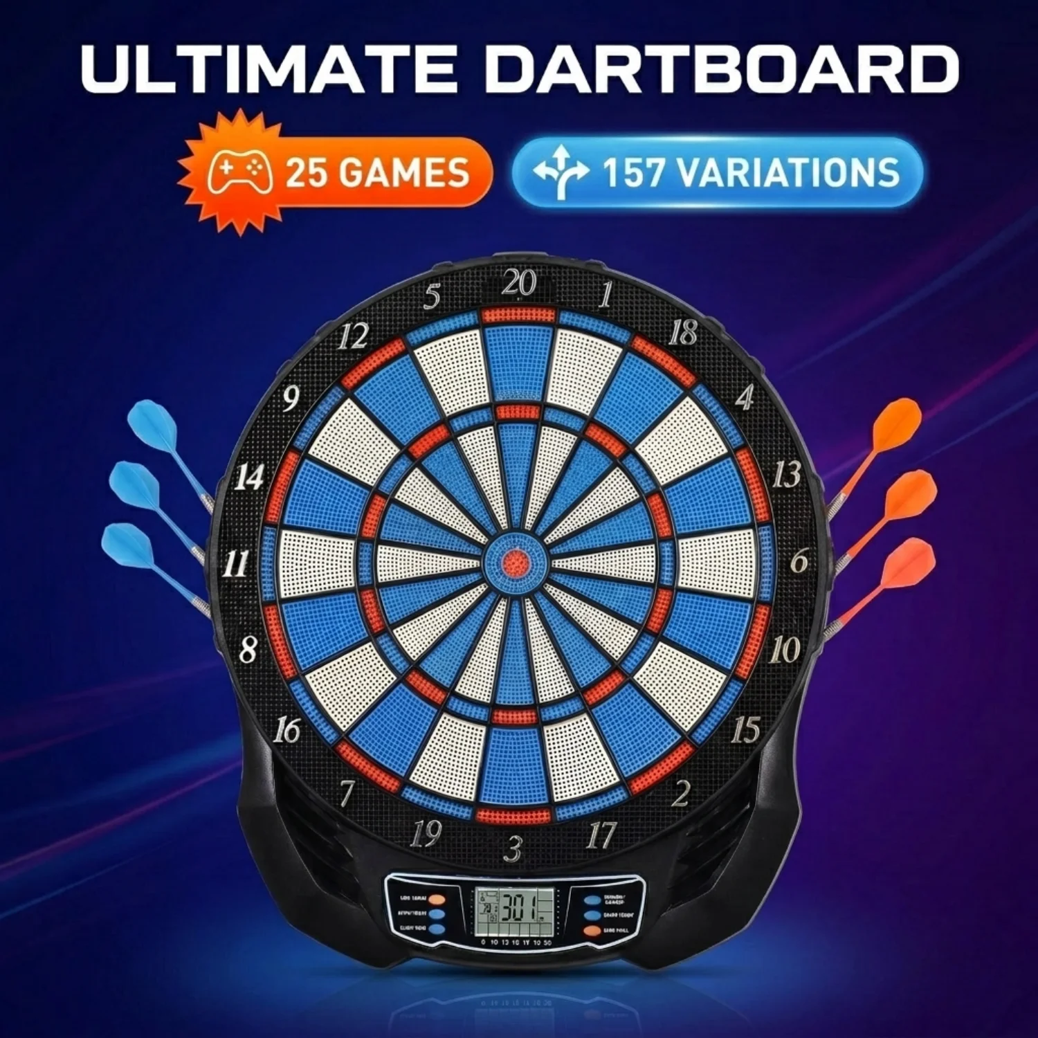 DartVibe : Cible électronique  - Electronic Dartboard Cabinet avis et prix