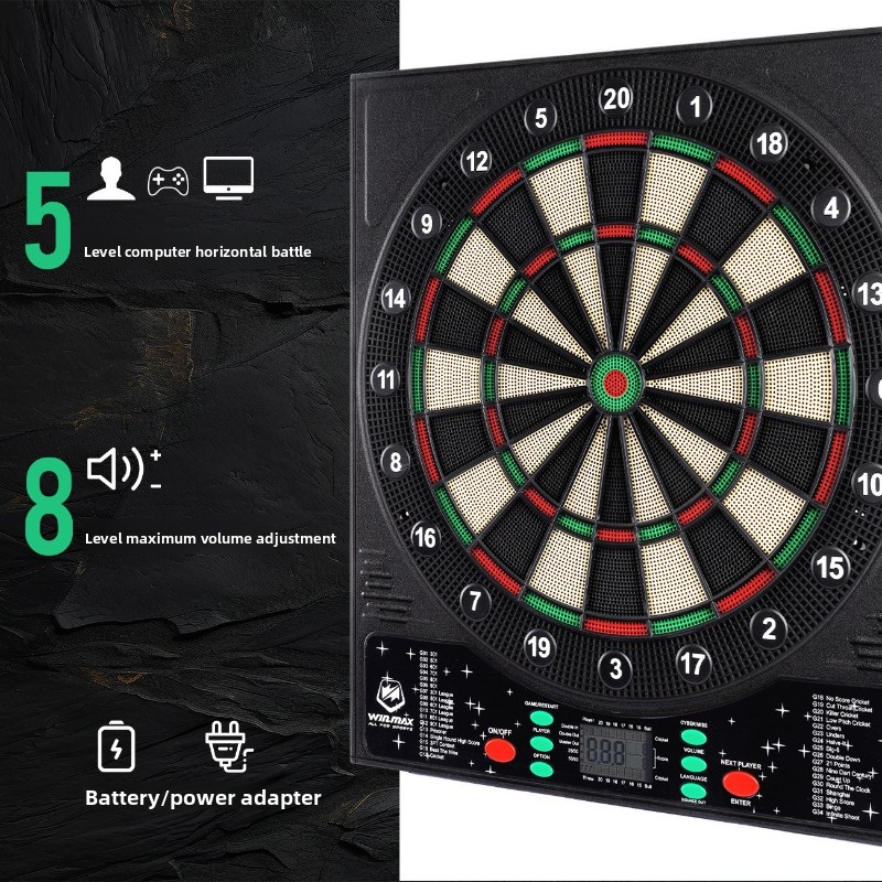 Planche à fléchettes électroni - Electronic Dartboard Cabinet avis et prix