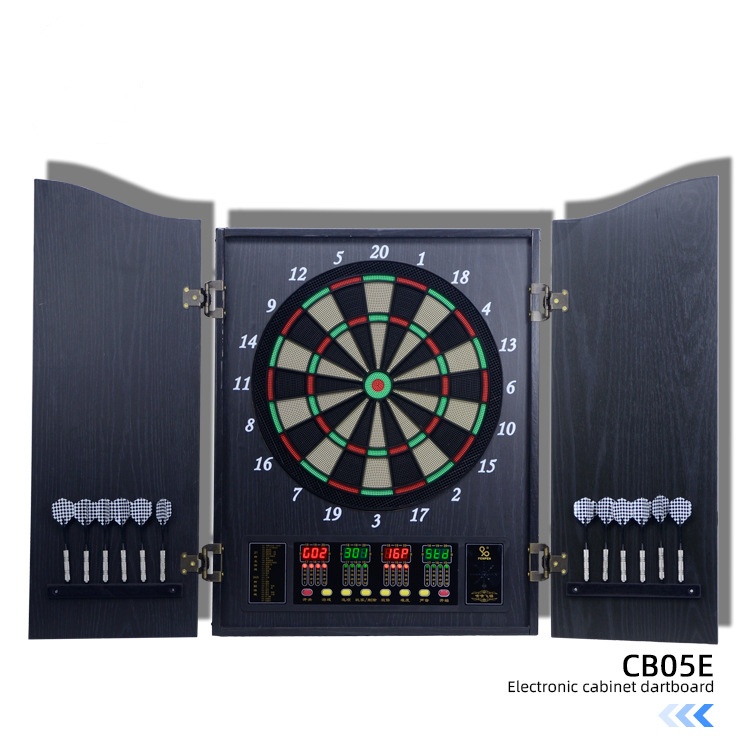 Armoire de jeu de fléchettes é - Electronic Dartboard Cabinet avis et prix